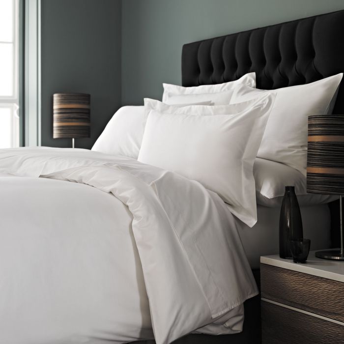 300TC Plain Sateen 100% Combed Cotton 135gsm Duvet Cover